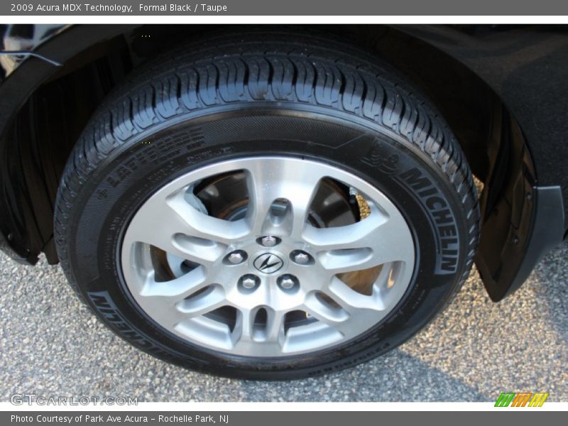 Formal Black / Taupe 2009 Acura MDX Technology