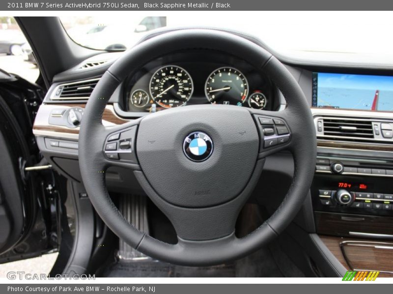 2011 7 Series ActiveHybrid 750Li Sedan Steering Wheel