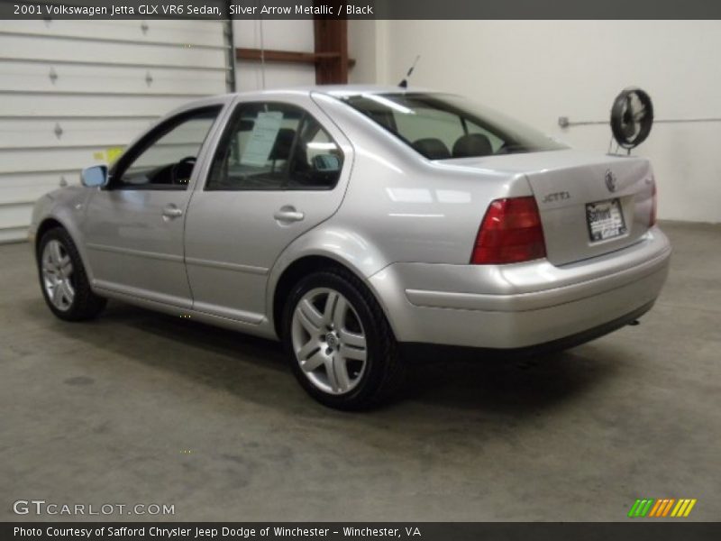 Silver Arrow Metallic / Black 2001 Volkswagen Jetta GLX VR6 Sedan
