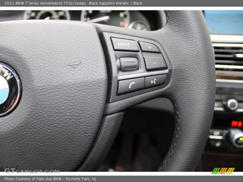 Black Sapphire Metallic / Black 2011 BMW 7 Series ActiveHybrid 750Li Sedan