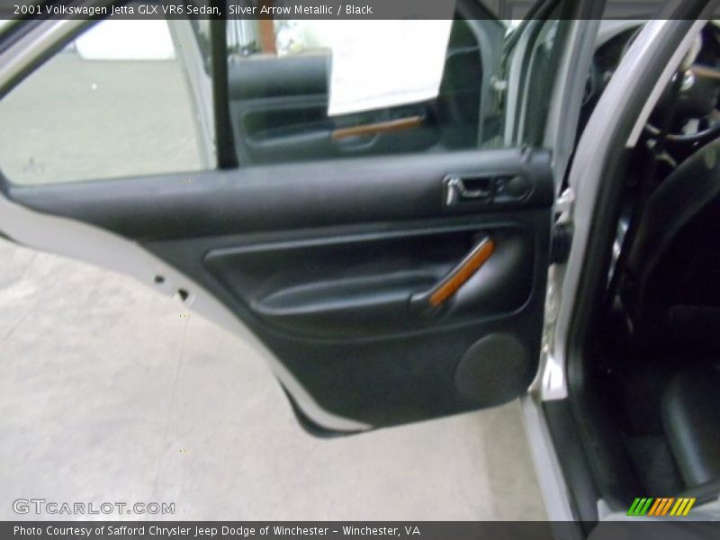 Silver Arrow Metallic / Black 2001 Volkswagen Jetta GLX VR6 Sedan