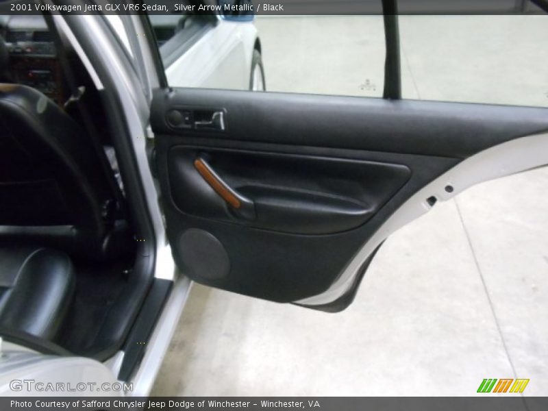 Silver Arrow Metallic / Black 2001 Volkswagen Jetta GLX VR6 Sedan
