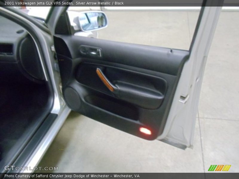 Silver Arrow Metallic / Black 2001 Volkswagen Jetta GLX VR6 Sedan