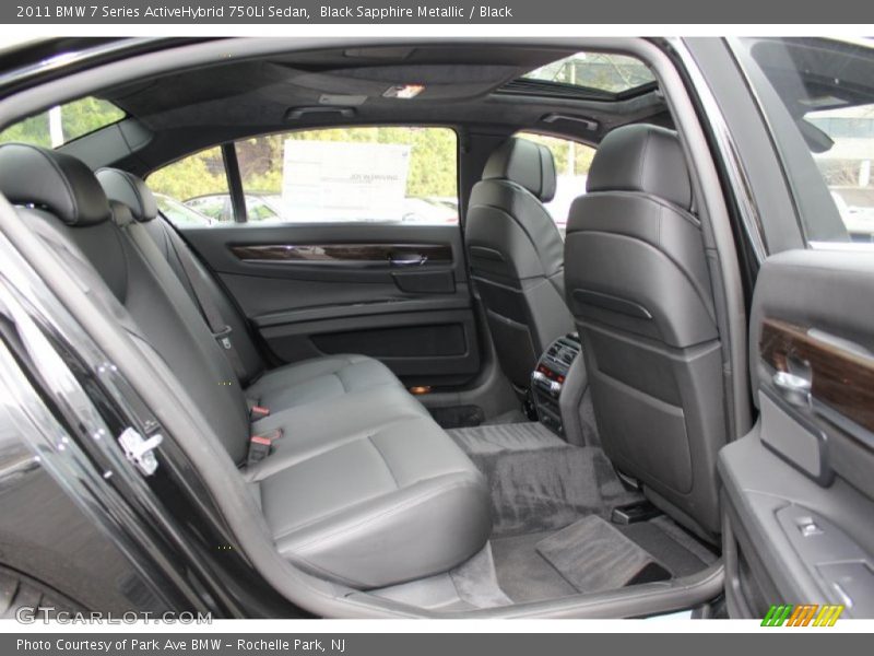 2011 7 Series ActiveHybrid 750Li Sedan Black Interior