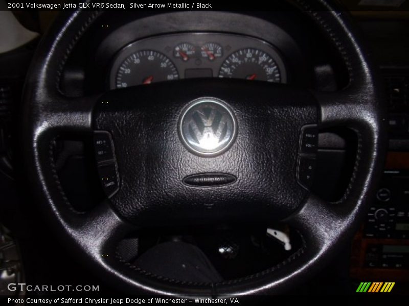 Silver Arrow Metallic / Black 2001 Volkswagen Jetta GLX VR6 Sedan