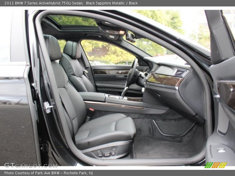  2011 7 Series ActiveHybrid 750Li Sedan Black Interior