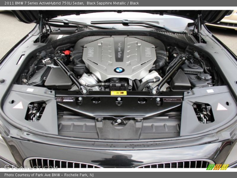  2011 7 Series ActiveHybrid 750Li Sedan Engine - 4.4 Liter ActiveHybrid DI TwinPower Turbo DOHC 32-Valve VVT V8 Gasoline/Electric Hybrid