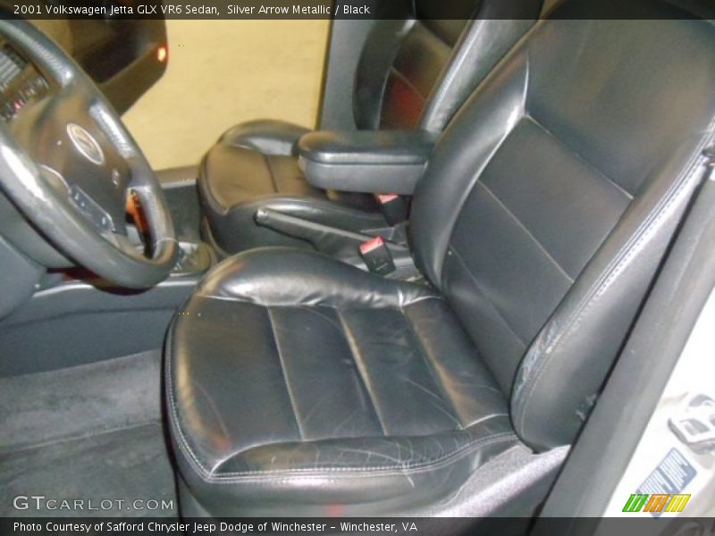 Silver Arrow Metallic / Black 2001 Volkswagen Jetta GLX VR6 Sedan