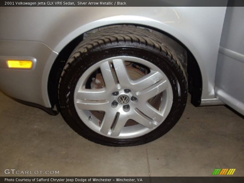 Silver Arrow Metallic / Black 2001 Volkswagen Jetta GLX VR6 Sedan