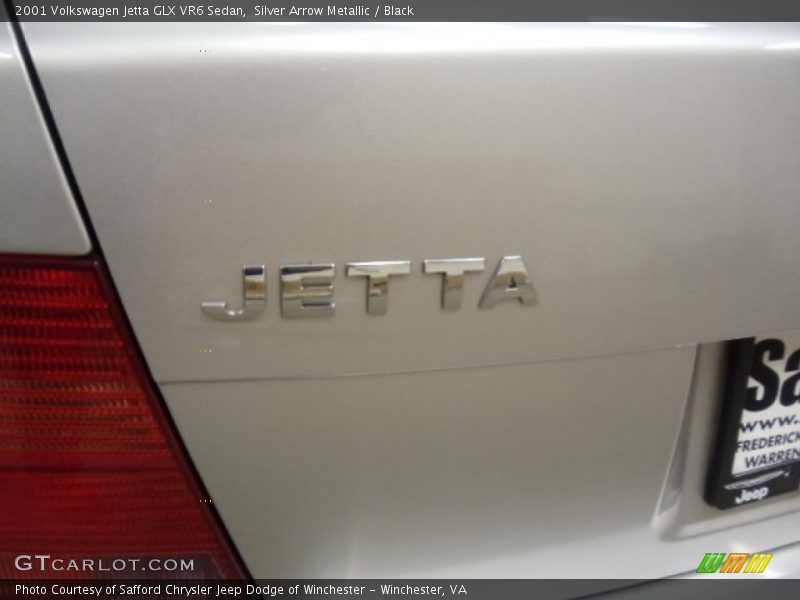 Silver Arrow Metallic / Black 2001 Volkswagen Jetta GLX VR6 Sedan