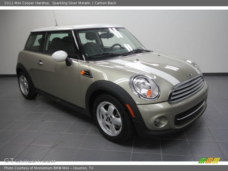 Sparkling Silver Metallic / Carbon Black 2011 Mini Cooper Hardtop