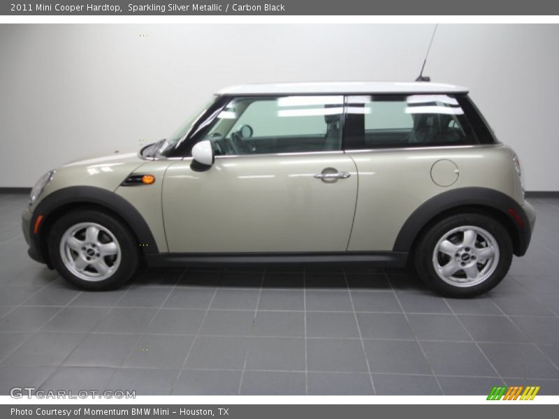 Sparkling Silver Metallic / Carbon Black 2011 Mini Cooper Hardtop