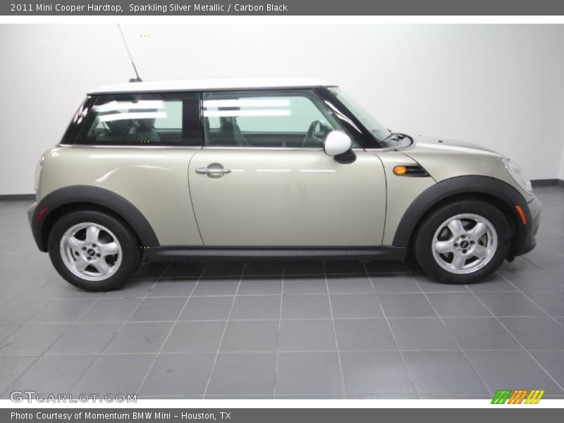 Sparkling Silver Metallic / Carbon Black 2011 Mini Cooper Hardtop
