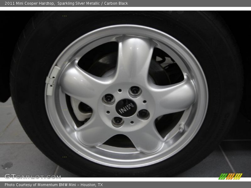 Sparkling Silver Metallic / Carbon Black 2011 Mini Cooper Hardtop