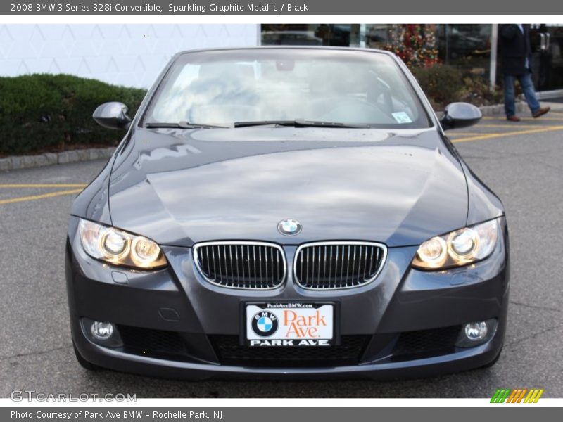 Sparkling Graphite Metallic / Black 2008 BMW 3 Series 328i Convertible