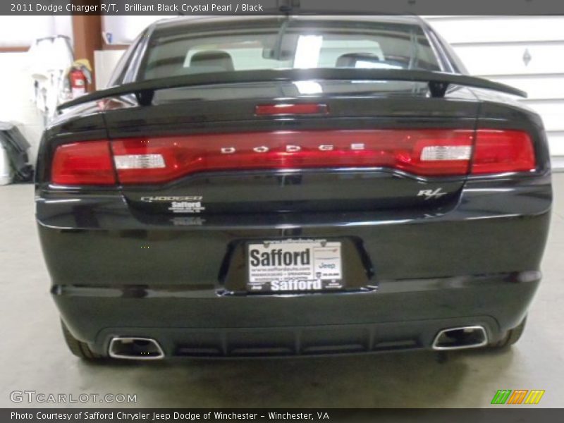 Brilliant Black Crystal Pearl / Black 2011 Dodge Charger R/T