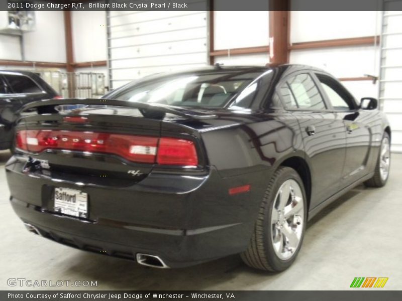 Brilliant Black Crystal Pearl / Black 2011 Dodge Charger R/T