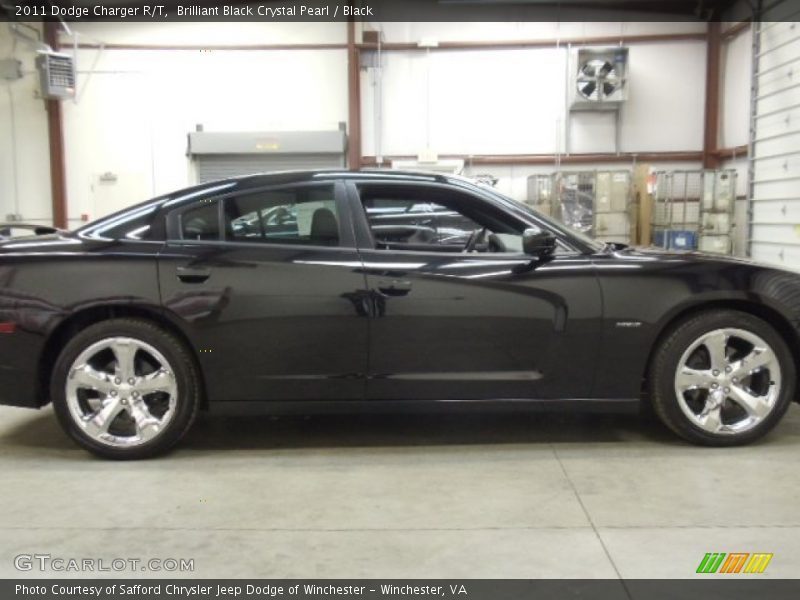 Brilliant Black Crystal Pearl / Black 2011 Dodge Charger R/T