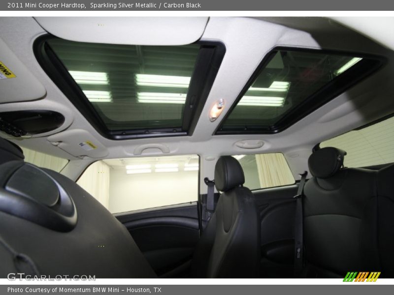 Sparkling Silver Metallic / Carbon Black 2011 Mini Cooper Hardtop