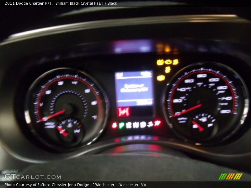 Brilliant Black Crystal Pearl / Black 2011 Dodge Charger R/T