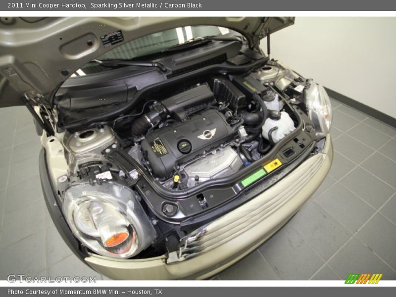 Sparkling Silver Metallic / Carbon Black 2011 Mini Cooper Hardtop