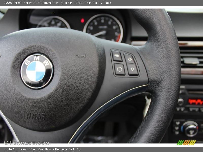 Sparkling Graphite Metallic / Black 2008 BMW 3 Series 328i Convertible