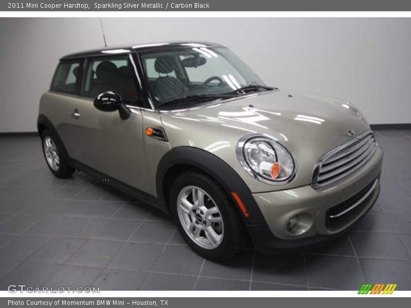 Sparkling Silver Metallic / Carbon Black 2011 Mini Cooper Hardtop
