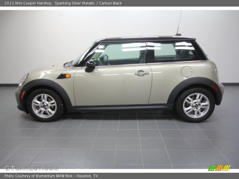 Sparkling Silver Metallic / Carbon Black 2011 Mini Cooper Hardtop