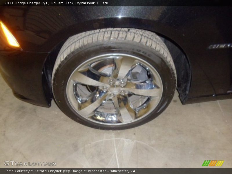 Brilliant Black Crystal Pearl / Black 2011 Dodge Charger R/T
