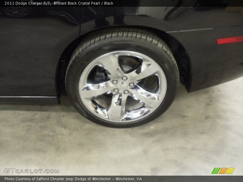 Brilliant Black Crystal Pearl / Black 2011 Dodge Charger R/T