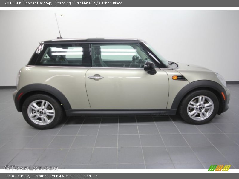 Sparkling Silver Metallic / Carbon Black 2011 Mini Cooper Hardtop
