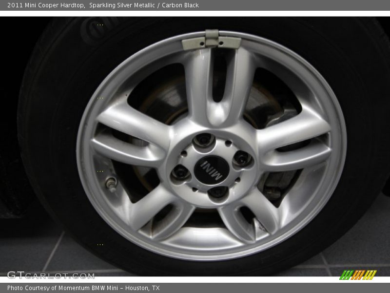 Sparkling Silver Metallic / Carbon Black 2011 Mini Cooper Hardtop