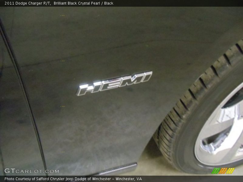 Brilliant Black Crystal Pearl / Black 2011 Dodge Charger R/T