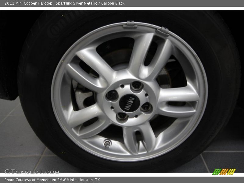 Sparkling Silver Metallic / Carbon Black 2011 Mini Cooper Hardtop