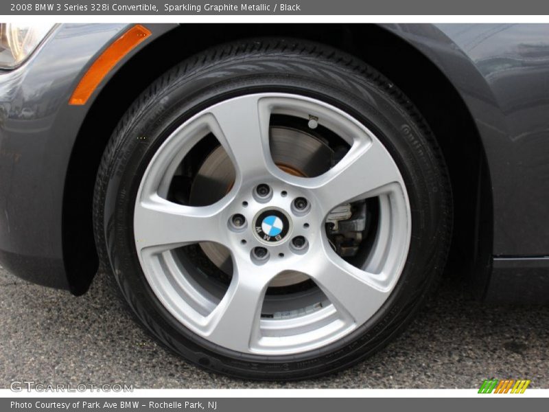 Sparkling Graphite Metallic / Black 2008 BMW 3 Series 328i Convertible