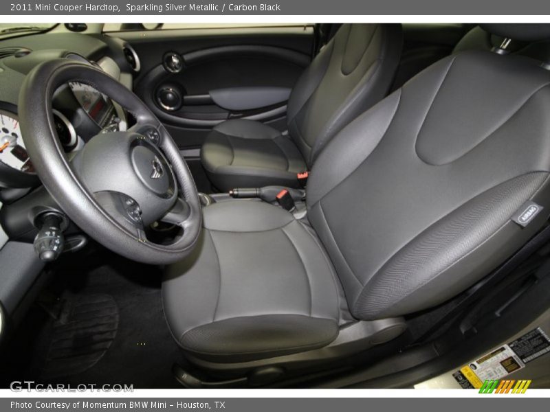Sparkling Silver Metallic / Carbon Black 2011 Mini Cooper Hardtop