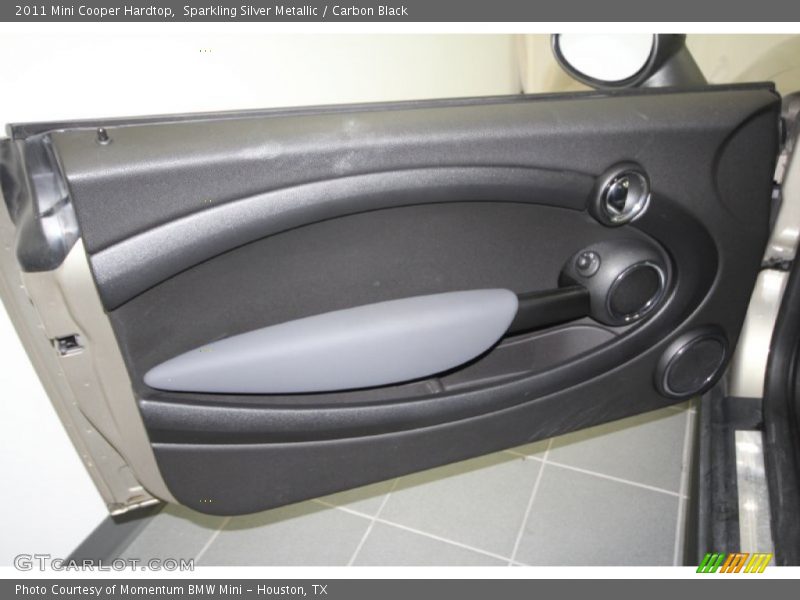 Sparkling Silver Metallic / Carbon Black 2011 Mini Cooper Hardtop
