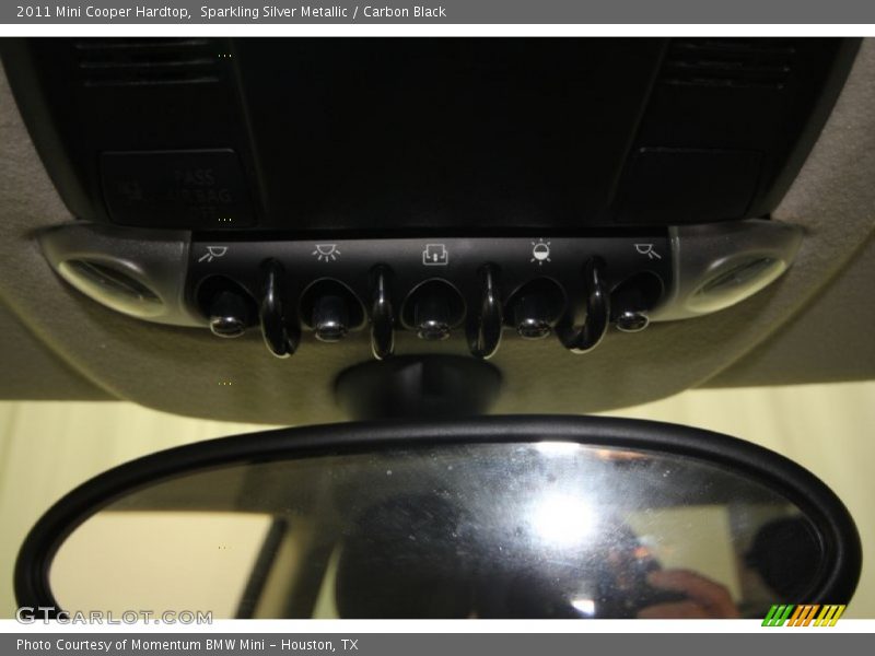 Sparkling Silver Metallic / Carbon Black 2011 Mini Cooper Hardtop