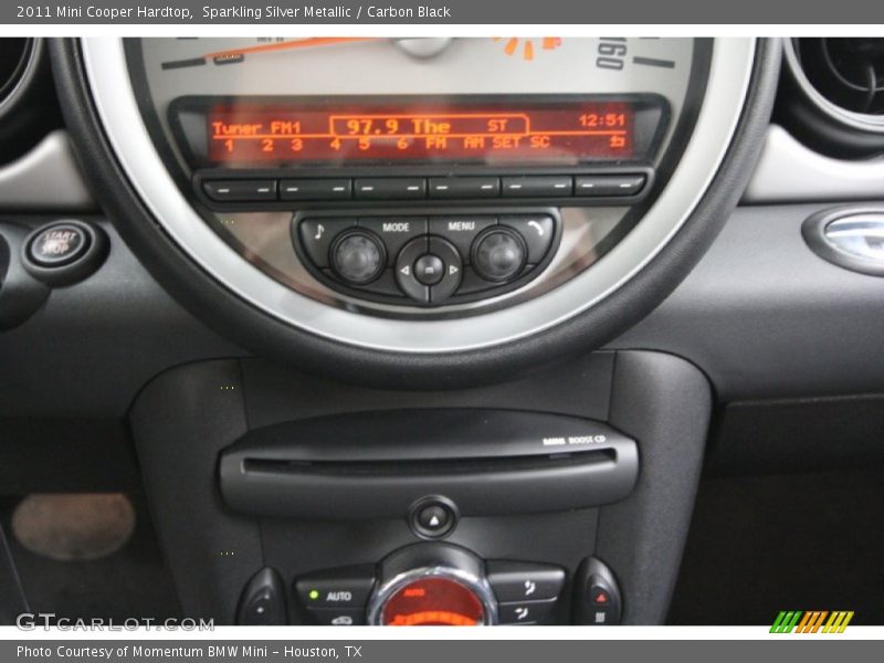 Sparkling Silver Metallic / Carbon Black 2011 Mini Cooper Hardtop