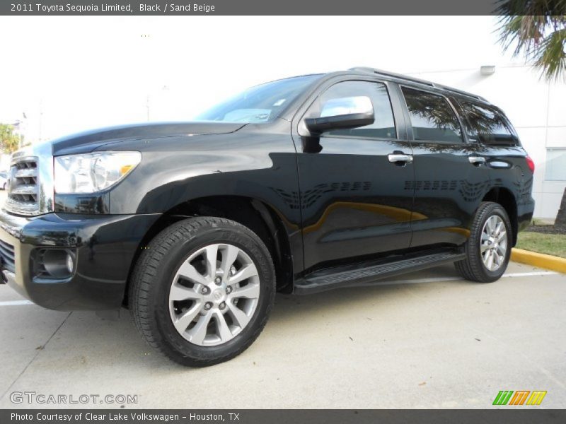 Black / Sand Beige 2011 Toyota Sequoia Limited
