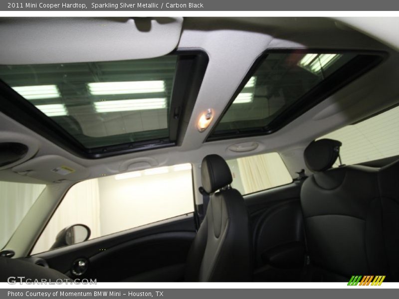 Sparkling Silver Metallic / Carbon Black 2011 Mini Cooper Hardtop