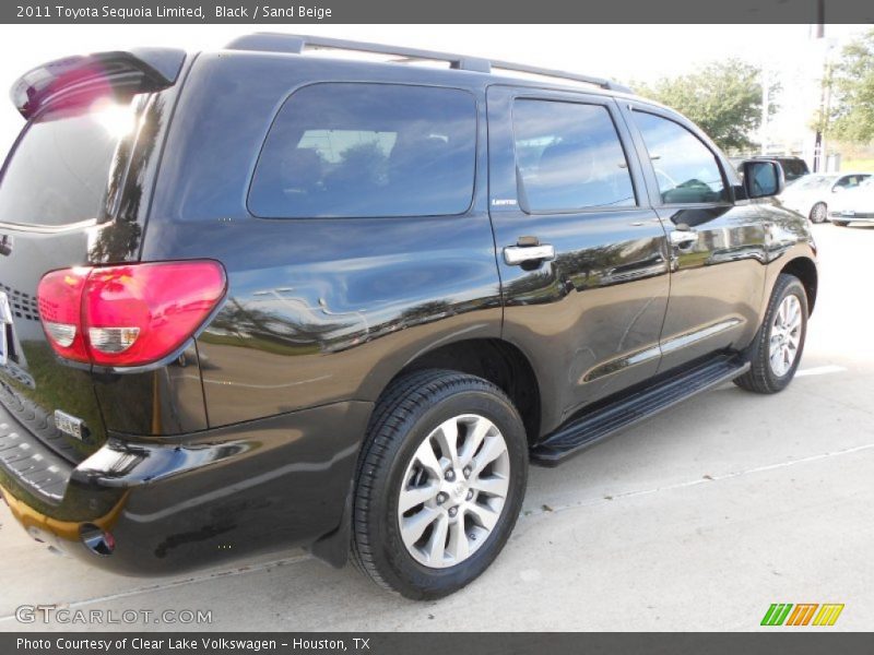 Black / Sand Beige 2011 Toyota Sequoia Limited