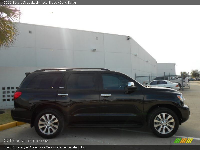 Black / Sand Beige 2011 Toyota Sequoia Limited