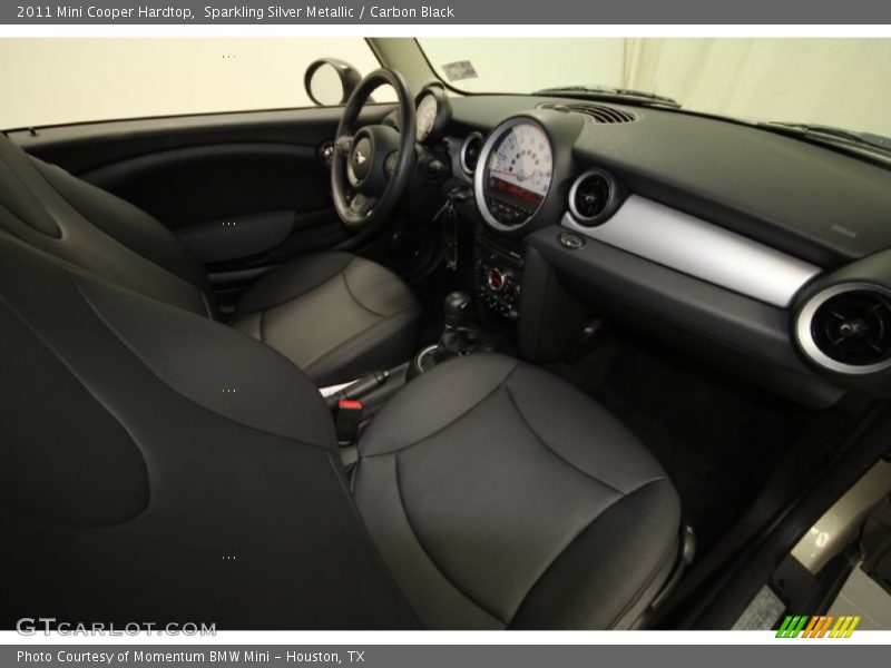 Sparkling Silver Metallic / Carbon Black 2011 Mini Cooper Hardtop
