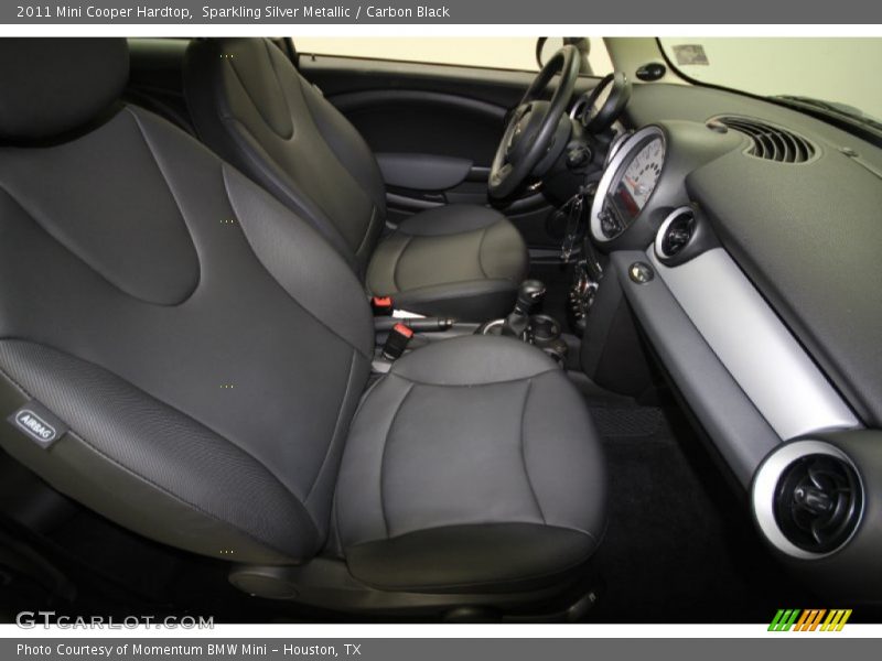 Sparkling Silver Metallic / Carbon Black 2011 Mini Cooper Hardtop