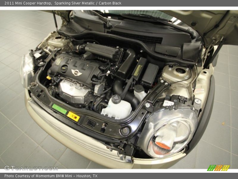 Sparkling Silver Metallic / Carbon Black 2011 Mini Cooper Hardtop