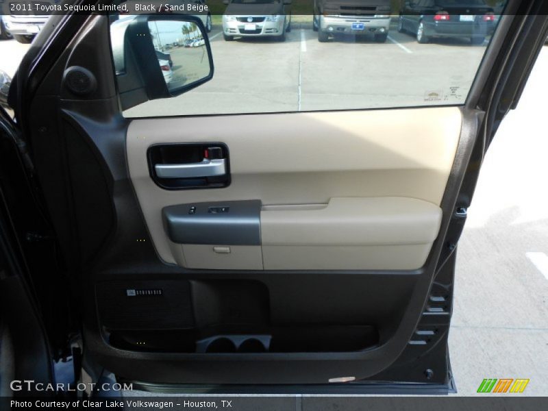 Black / Sand Beige 2011 Toyota Sequoia Limited