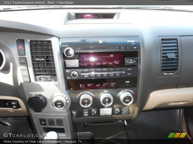 Black / Sand Beige 2011 Toyota Sequoia Limited