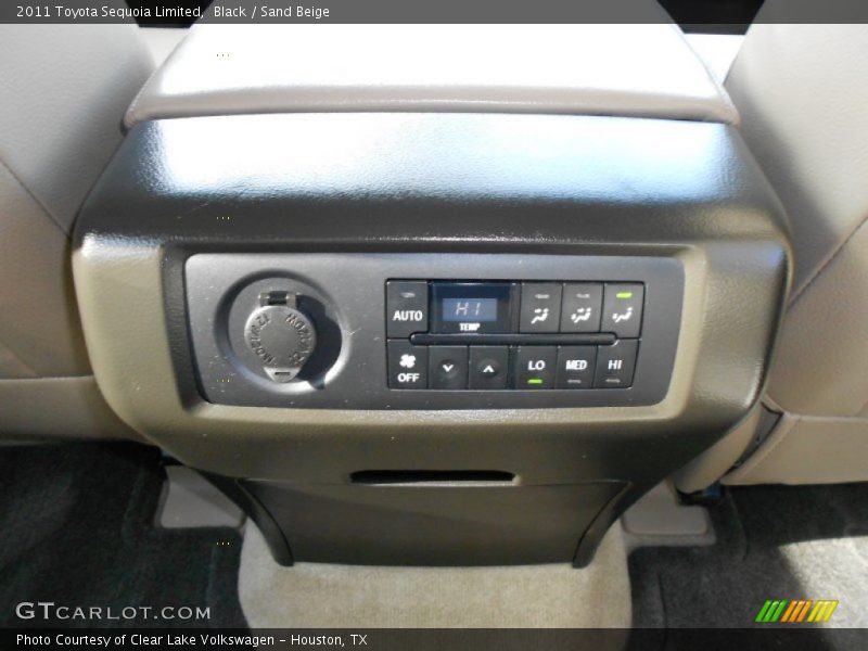 Black / Sand Beige 2011 Toyota Sequoia Limited