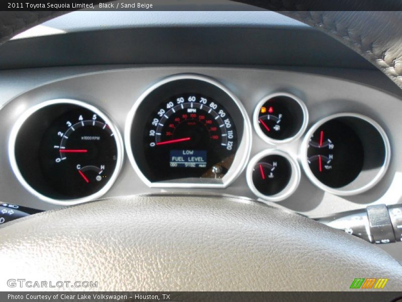 Black / Sand Beige 2011 Toyota Sequoia Limited